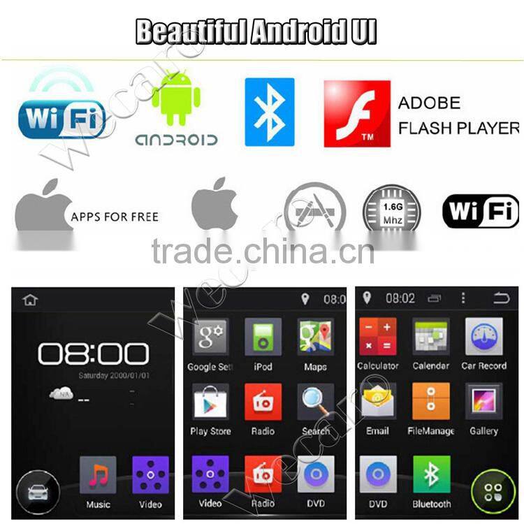 Wecaro android 4.4 car dvd player with reversing camera