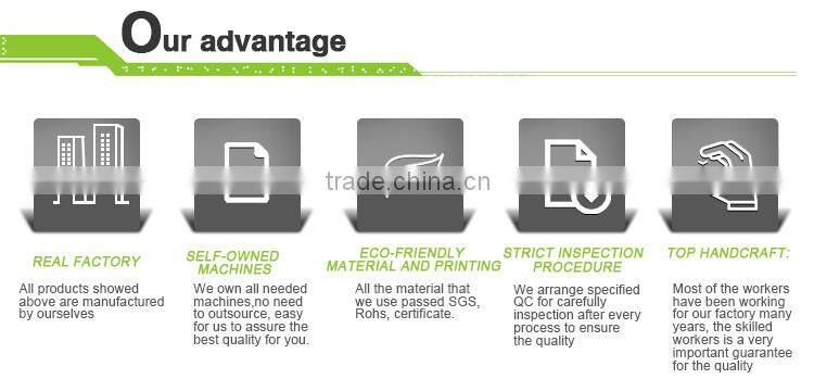 Recycled custom folding cardboard box with clear pvc window