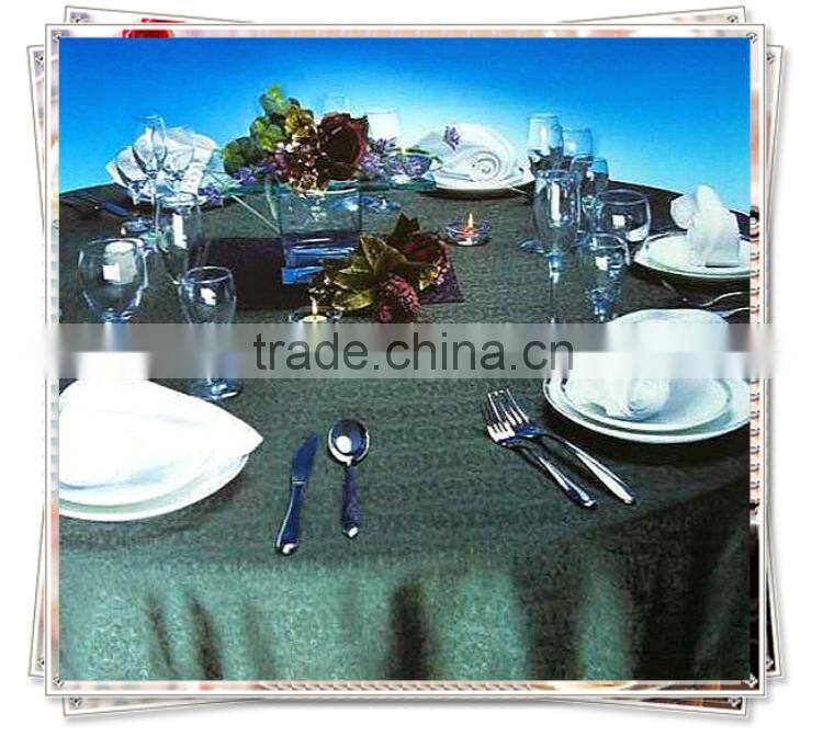 100% polyester western fitted table cloth
