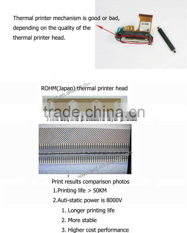 For APS ELM205-LV thermal printer mechanism JX-2R-04