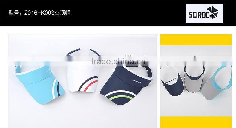 2016 Fashion designer blue visor hat