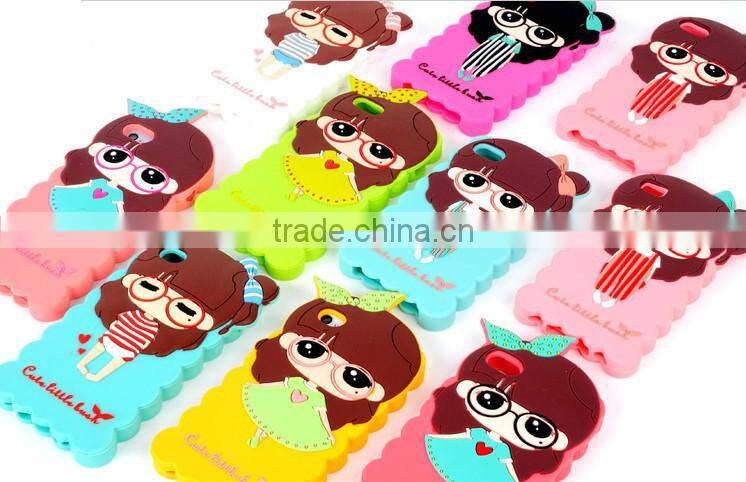 fashion cheap silicon case for iphone 4 case, custom 3d silicone animal case for iphone 5, animal silicone phone case