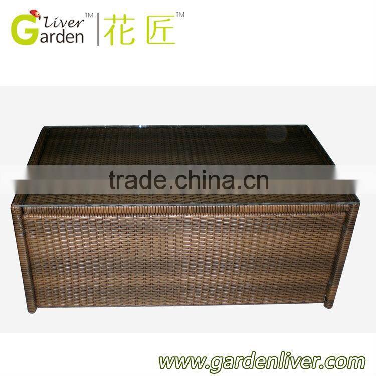 4 piece patio rattan Sofa Set wicker chair and table