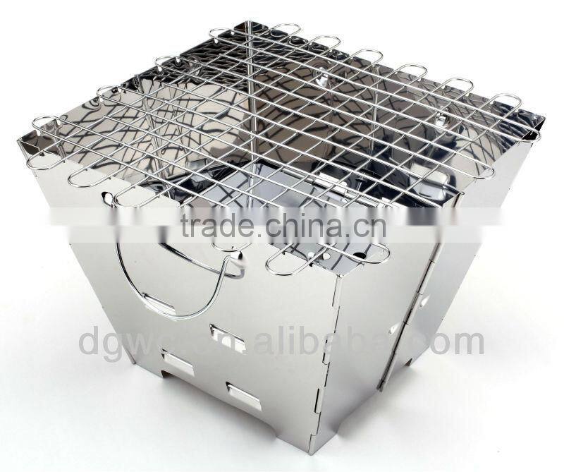 balcony folding charcoal indoor portable bbq grill