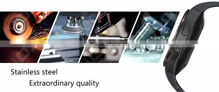 GSM smart phone watch with silicon brand touch display watch 2016