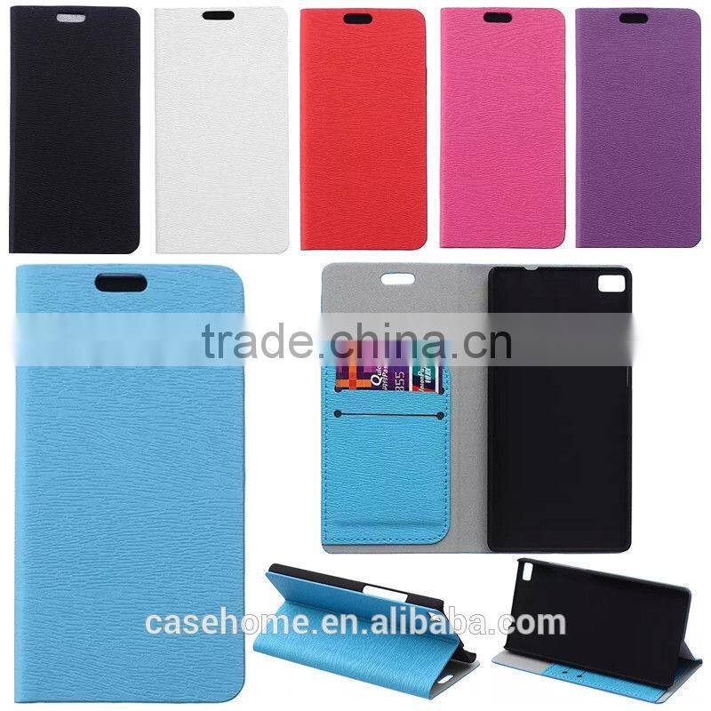 PU Leather Wallet Flip Case Cover for sony xperia z3 compact