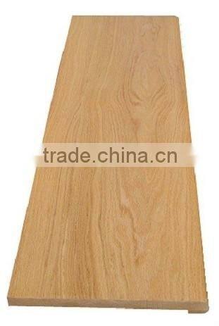 natural prefinished red oak stair tread