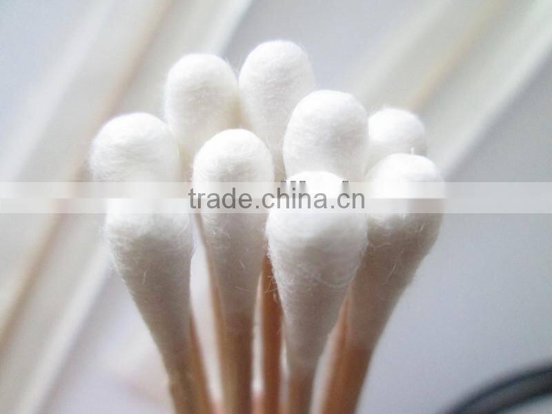 Wooden stick cotton buds mediacal applicator