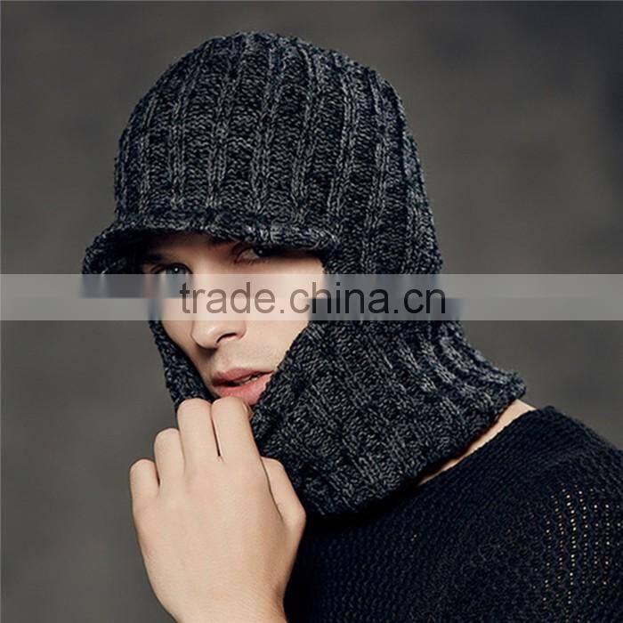Male fashion custom free knit pattern for hat earflaps on sale