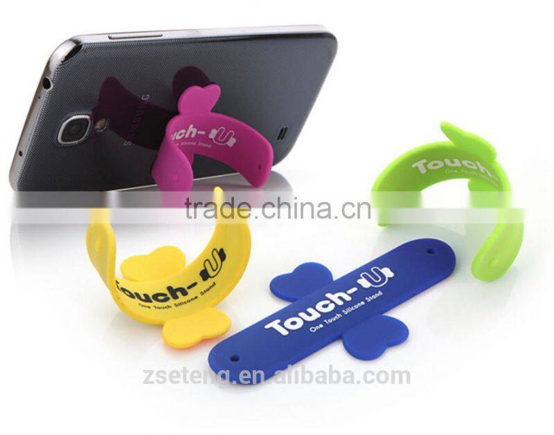HOT Selling Custom-logo silicone cell phone stand