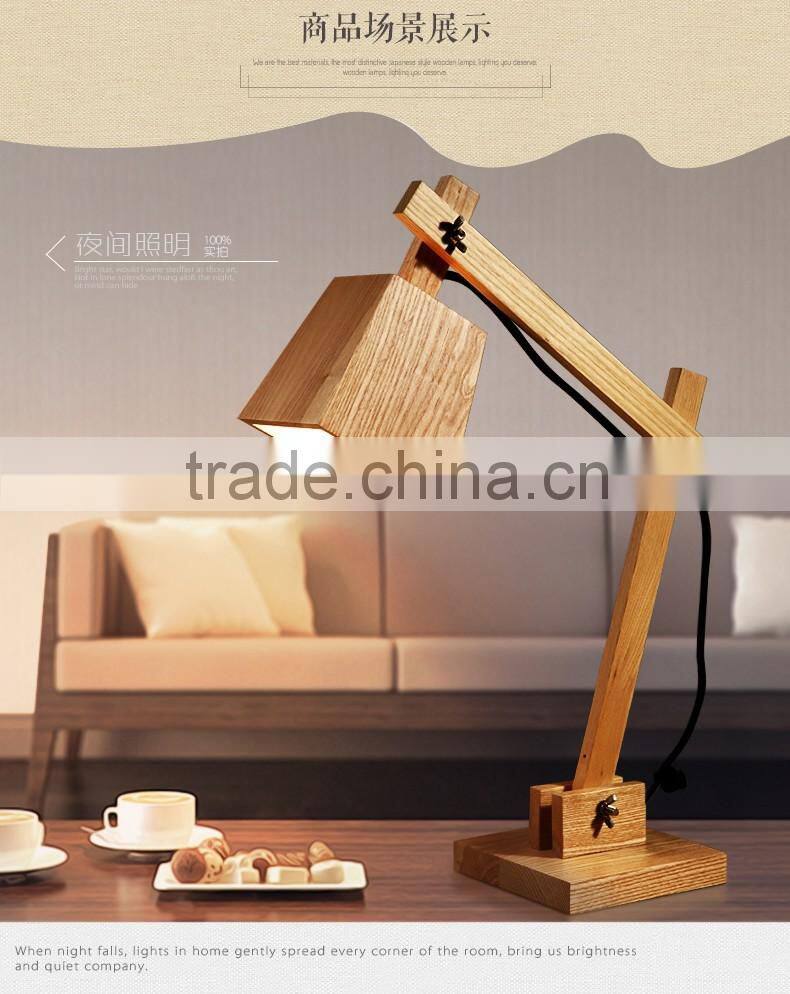 2016 LED Wood table Light JK-879-11 Antique table lamp portable laptop cushion tray table with led light