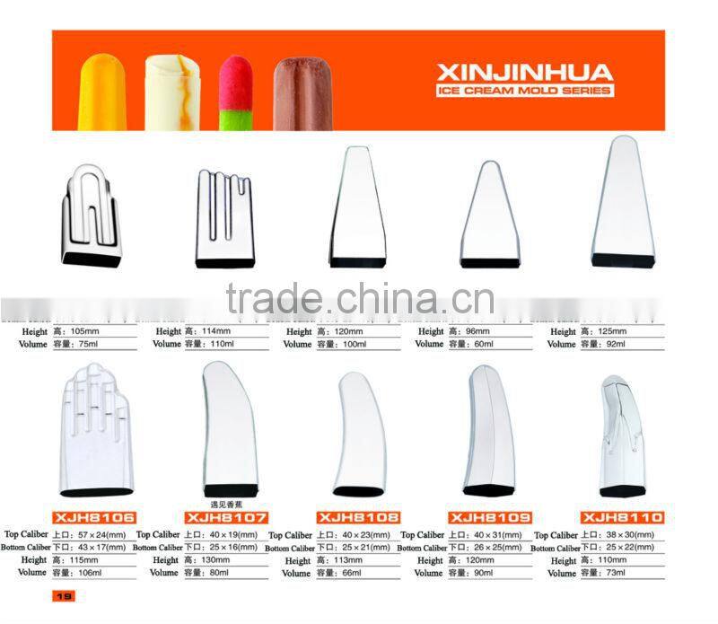 Stainless Steel Shaped Frozen Ice Pop Maker Figure Freezer Popsicle Mold