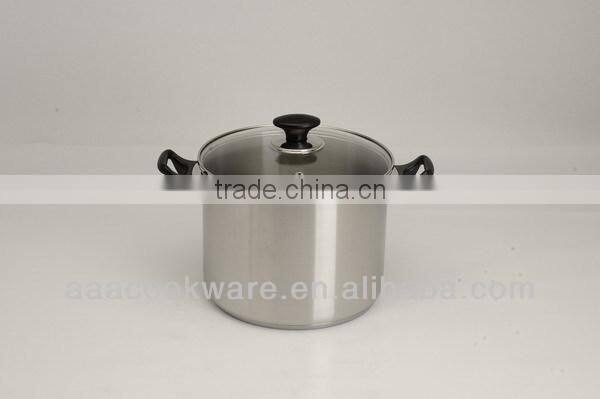 Stainless Steel stockpot w/lid with bakelite handle