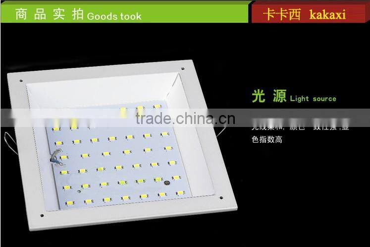 Dimmable 6w 12w 18w Square Glass LED Panel Light SMD 5730 LED Square Kitchen Lamp Indoor Lighting