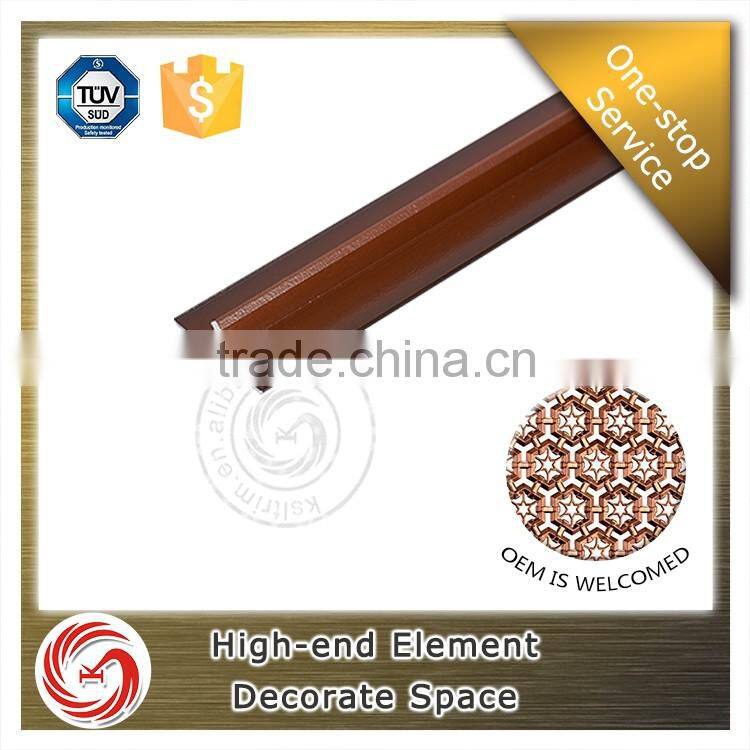 Customized size aluminum T floor cover strips