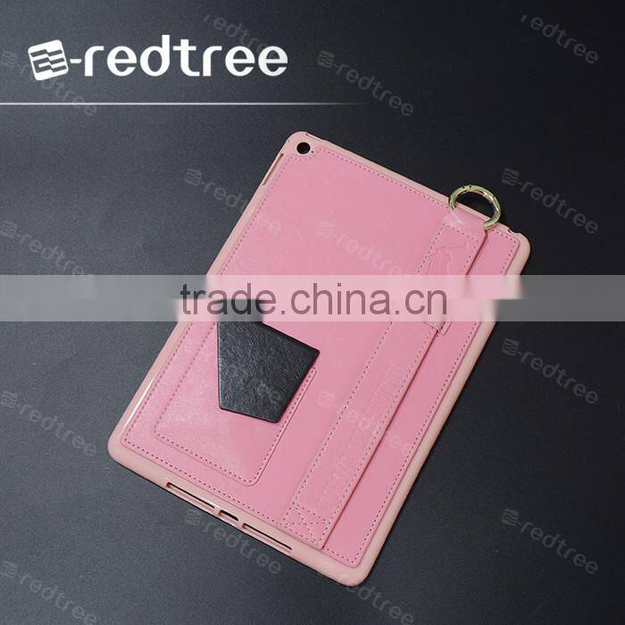 Newest design card holder with ring stand tablet cover for ipad 5