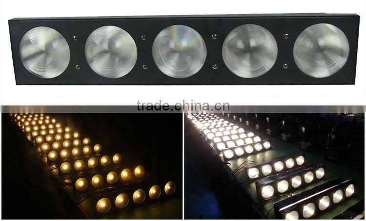 disco dj decorative 5x10w white warm white led matrix blinder stage light