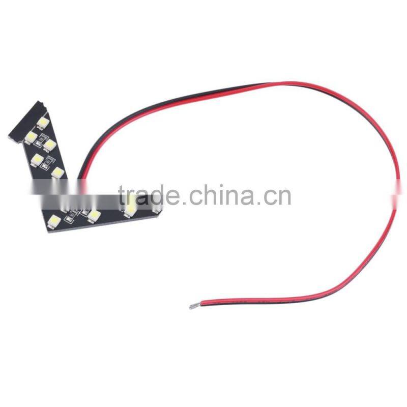 Car styling 1PCS 14 SMD LED Arrow Panels Light Car Side Mirror Turn Signal/Indicator Light/Car led/ Parking