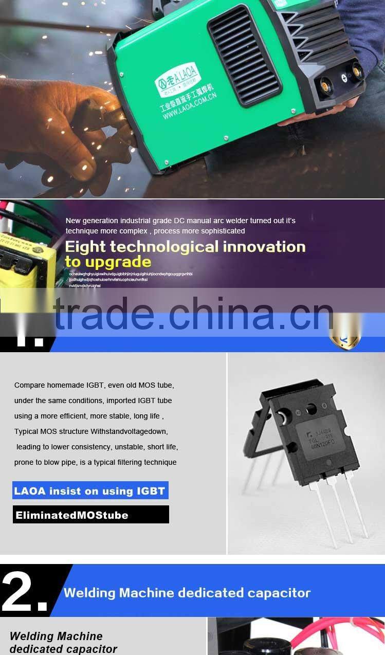 LAOA Industrial Grade Copper Core Contravariant DC Portable Electric Welding Machine Householding Welder ZX7-250