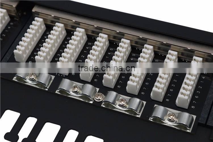 24 port cat5e patch panel, FTP rack mount patch panel, patch panel network