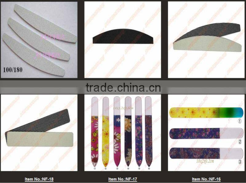 17.8*2*0.4cm disposable nail file/ bulk nail file/diamond deb nail files, (with your logo)