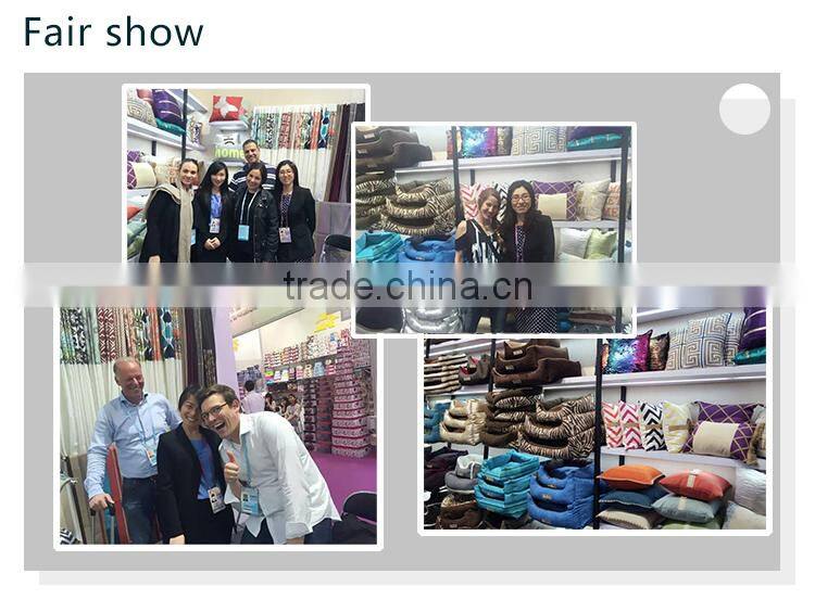 Plush linen fabric painting designs cushion cover