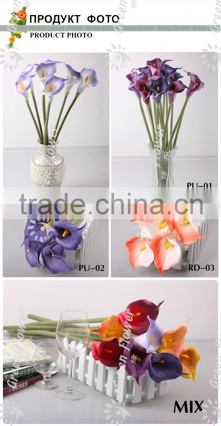 2016 M Calla Lily Artificial Flowers Real Touch Home Decorative Flowers Wreaths Flowers gift for Wedding Party Decoration