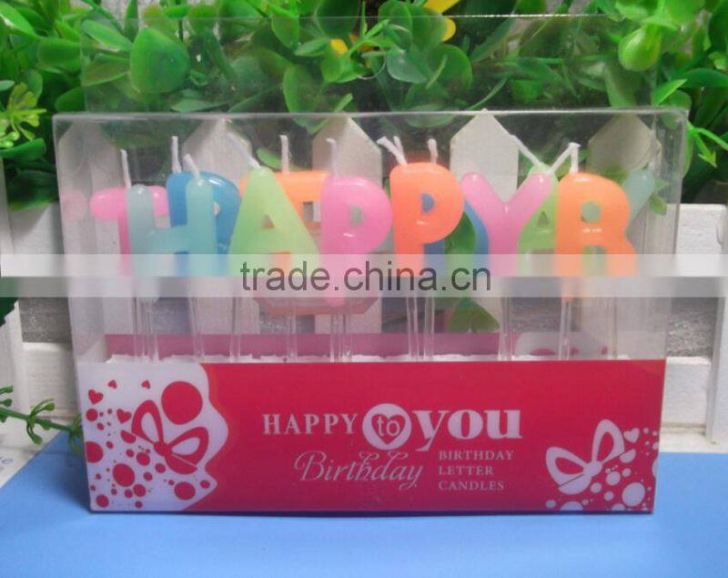 Light Green Birthday Candle For Birthday Cake