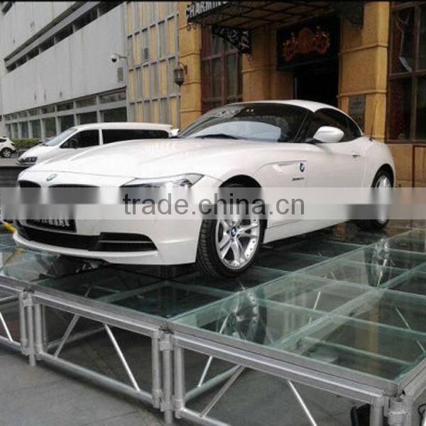 Outdoor & indoor Events Aluminum Stage with adjustable legs