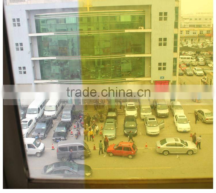 Decorative PET Orange Transparent Color Window Film Similar to 3M Window Film