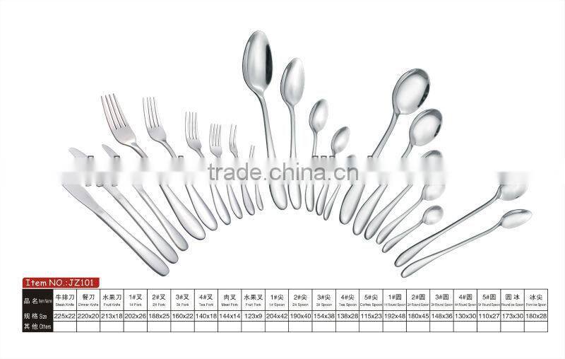 Dessert spoon stainless with mirror polishing, Stainless steel forks