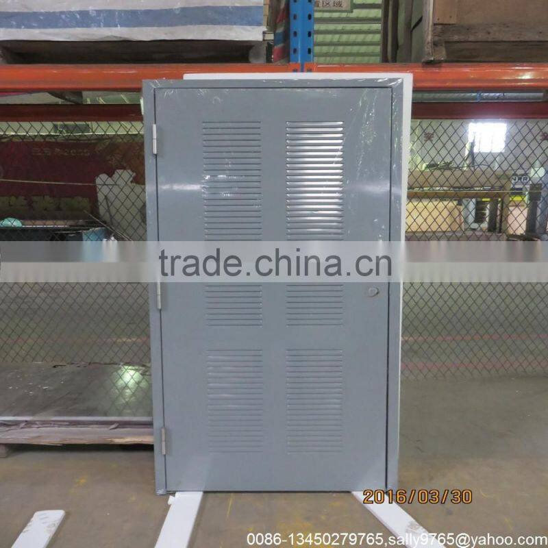 Metal Doors With 3/4 Oval Cut Out