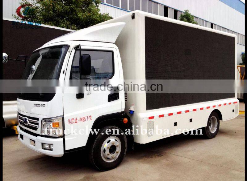 LED mobile truck outdoor advertising roadshow truck outdoor P10 big screen presentation
