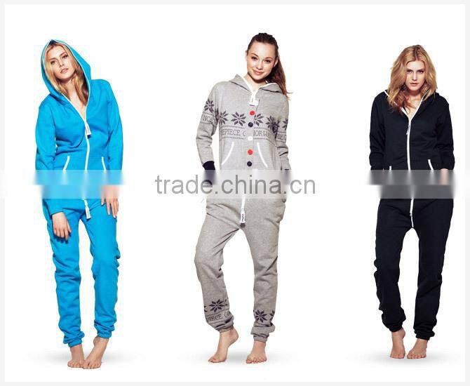 Ladies Nightwear Onesie Jersey Pajamas
