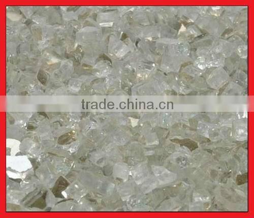 crushed tempered glass for fire pits