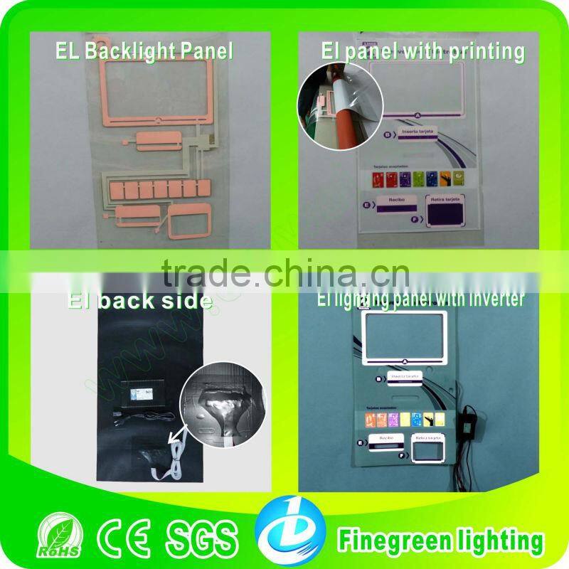 waterproof sound activated el car sticker, el car body sheet,