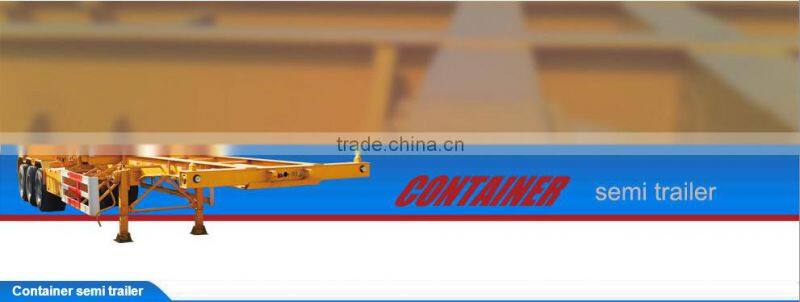hot sale aotong brand 2 axles / 3 axles container semi trailer for 40ft/45ft/20ft container