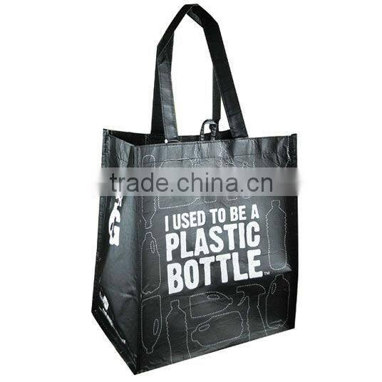 ZH1412130R-P PET shop bag tote made by Ningbo manufacture