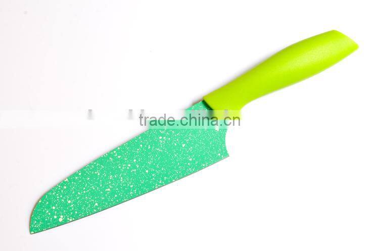 stainless steel serrated steak knife with ceramic coating blade