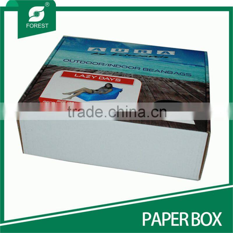 GLOSSY VARNISHED CORRUGATED PAPER BOX FOR HOME APPLIANCE