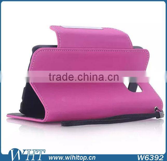 Scrub Hand Wallet Leather Case With Card Slot For Samsung Galaxy S6