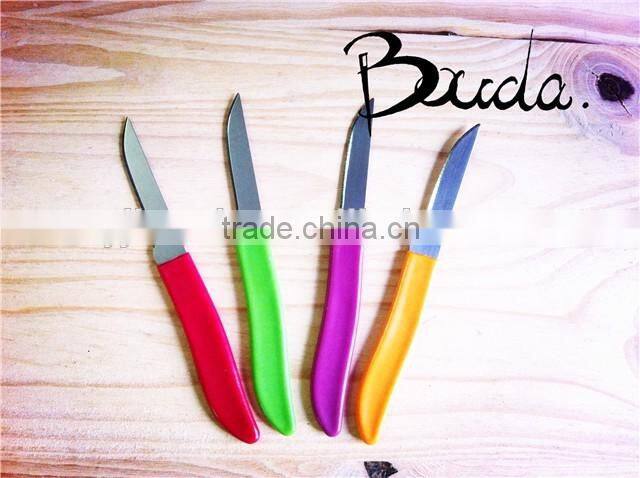 2016 Mini design popular stainless steel wooden handle butter knife BD-BK320