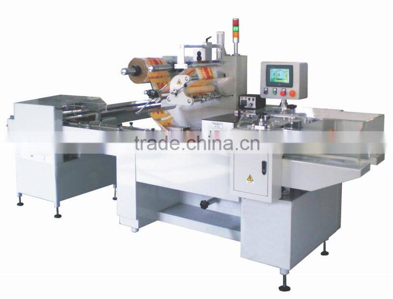 Biscuits on edge packaging machine