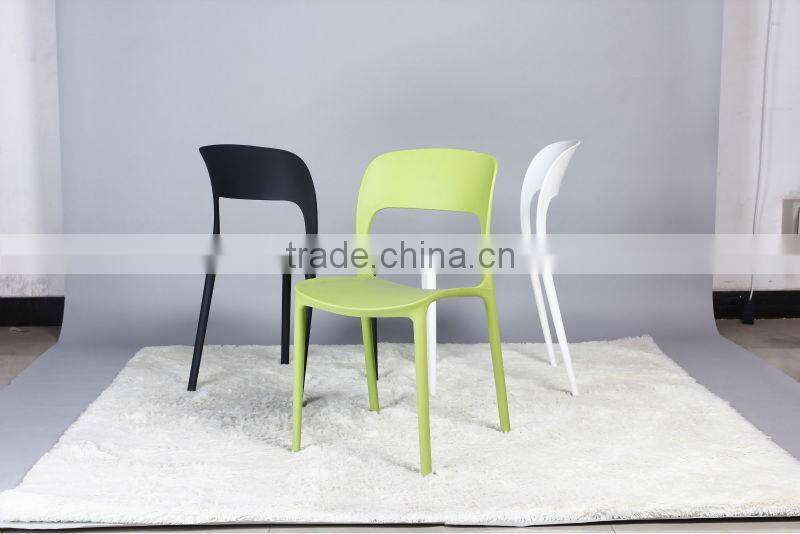 new design padded stackable bright colored outdoor plastic chairs