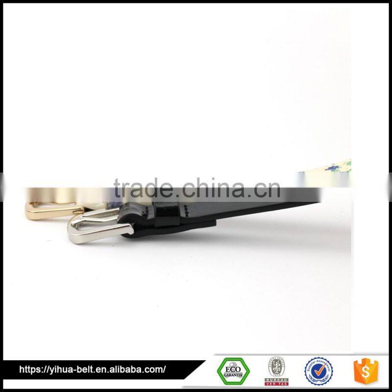 Fashion Accessories metal buckle hot sale snake design ladies pu belt