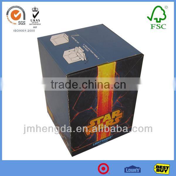 Corrugated Paper Fashion Design Standard Packing Box Sizes For Sale