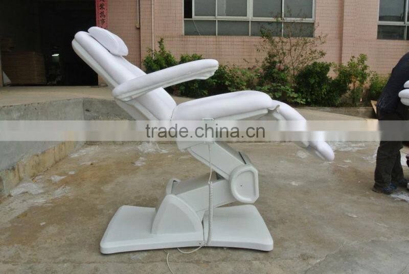 High grade PVC leather electric facial bed massage bed
