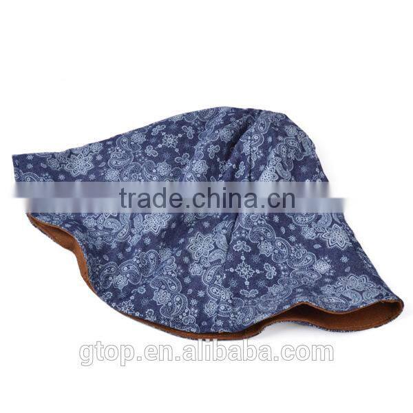 Fashion Double-face Bucket Hat Boonie Outdoor Cap