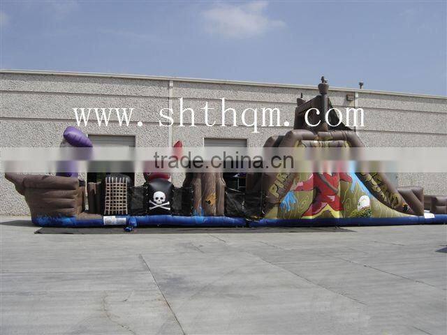 boot camp inflatable obstacle courses/ inflatable obstacle bouncer with slide