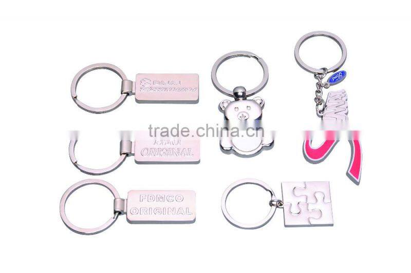 Wholesales all kinds metal key chain, blank keychain and key fobs